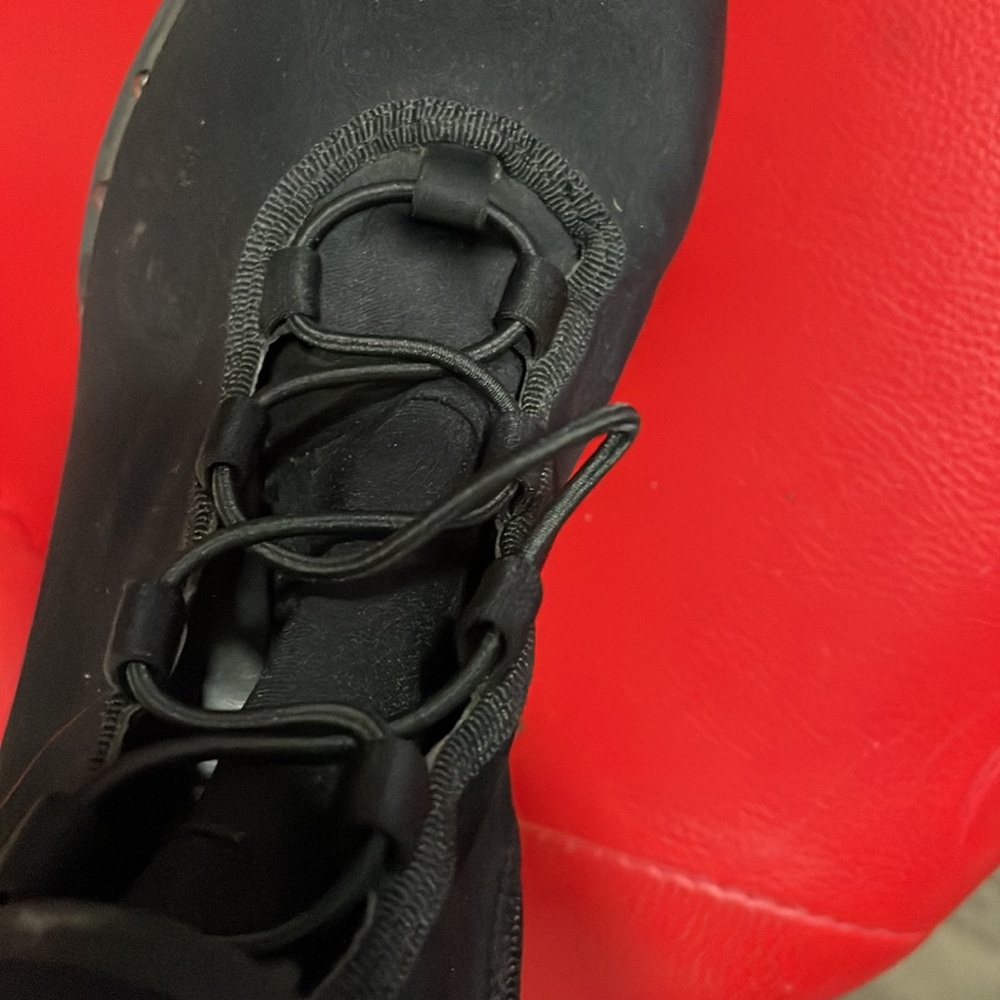 Womens Lycra Side Clip On Buckle Chunky Heel Bootie,Black Size 8.5 - Picture 12 of 12